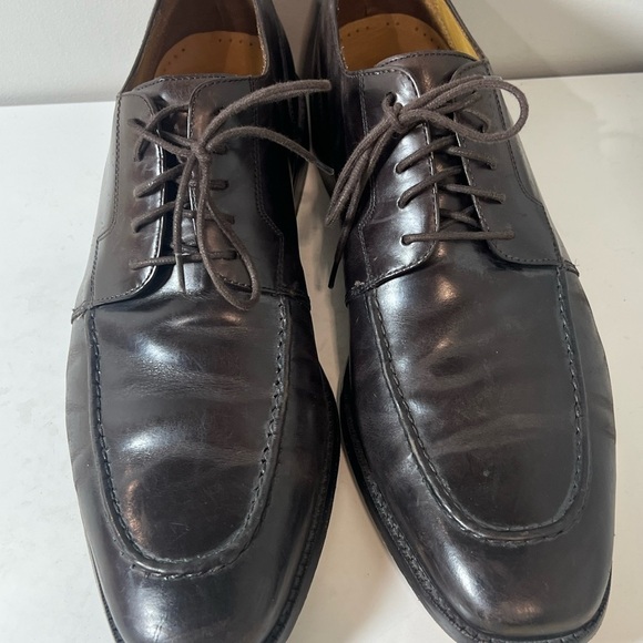 Cole Haan 11.5 Brown Derby Classic Dress Shoes Full Grain Leather Business - Picture 11 of 14